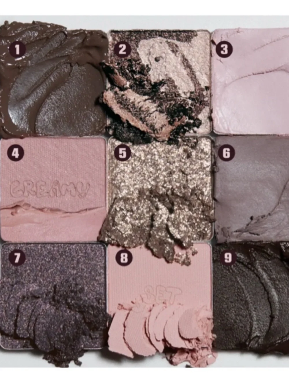 HUDA BEAUTY GREIGE CREAMY OBSESSIONS EYESHADOW PALETTE